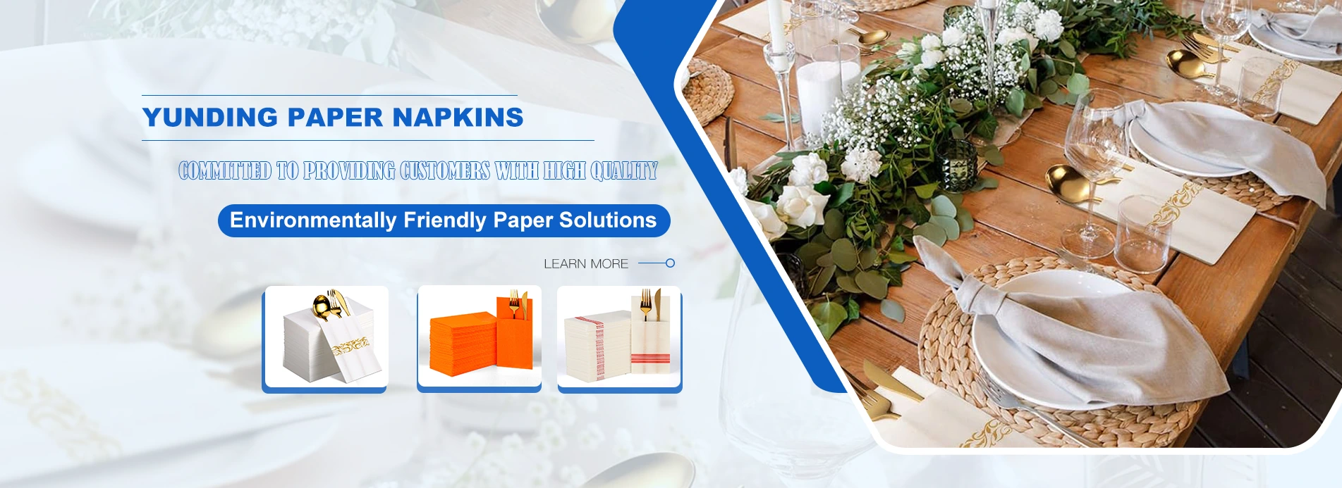 China-Papierservietten nach Material und umweltfreundlicher Fabrik